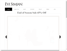 Tablet Screenshot of evisimjan.com